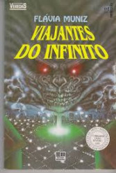 Capa de Viajantes do infinito - Flávia Muniz