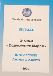 Capa de Ritual Companheiro Maçom - Rito Escocês Antigo e Aceito - GOB - GOB