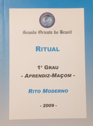 Capa de Ritual Aprendiz Maçom - Rito Moderno - GOB - GOB