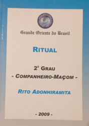 Capa de Ritual Companheiro Maçom - Rito Adonhiramite - GOB - GOB