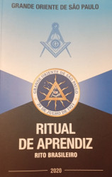 Capa de Ritual de Aprendiz - Rito Brasileiro - GOSP - GOSP