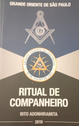 Capa de Ritual de Companheiro - Rito Adonhiramita- GOSP - GOSP