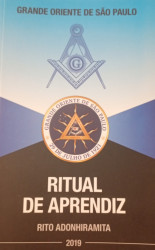 Capa de Ritual de Aprendiz - Rito Adonhiramita- GOSP - GOSP