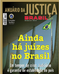 Capa de Anuário da Justiça Brasil 2017 - 