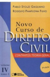 Capa de NOVO CURSO DE DIREITO CIVIL - CONTRATOS TEORIA GERAL - PABLO STOLZE GAGLIANO / RODOLFO PAMPLONA FILHO
