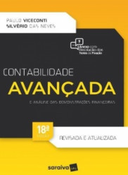 Capa de CONTABILIDADE AVANÇADA - PAULO VICECONTI E SILVÉRIO DAS NEVES