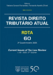 Capa de Revista Direito Tributário Atual RDTA 60 - FABIANA CARSONI, FERNANDO AURELIO