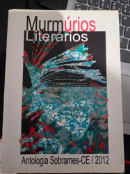 Capa de Murmúrios Literários - Antologia Sobrames - CE