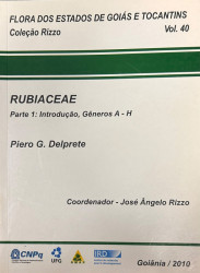 Capa de Flora dos Estados de Goiás e Tocantins - Piero G. Delprete