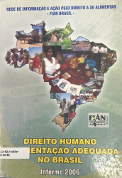 Capa de Direito Humano à Alimentação Adequada no Brasil - Enéias da Rosa; Irio Luiz Conti