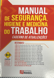 Capa de Manual de Segurança, Higiene e Medicina do Trabalho: - 