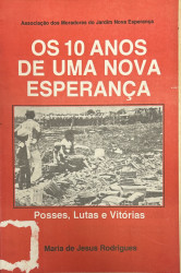 Capa de Os 10 Anos de uma Nova Esperança - Maria de Jesus Rodrigues