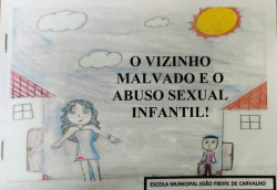 Capa de O Vizinho Malvado e o Abuso Sexual Infantil! - (E.M. João Freire de Carvalho)