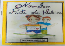 Capa de Não Faça Parte da Violência - (E.M. Monsenhor Celso)