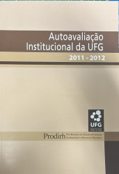 Capa de Autoavaliação Institucional da UFG - Universidade Federal de Goiás