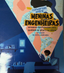 Capa de Conversas entre Meninas e Engenheiras - Karla Emmanuela Ribeiro Hora; Márcia Maria dos Anjos Mascarenha; Andrelisa Santos de Jesus; José Camapum de Carvalho; Carmem Lúcia Teixeira; Marta Pereira da Luz