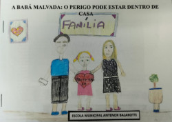 Capa de A Babá Malvada - (E.M. Antenor Balarotti)