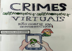 Capa de Crimes Virtuais - (E.M. Alfredo Sofientini)