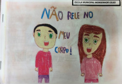 Capa de Não Rele no Meu Corpo! - (E.M. Monsenhor Celso)