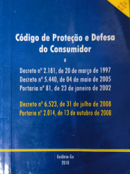 Capa de Código de Proteção e Defesa do Consumidor - 