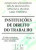 Capa do livro Instituições de Direito do Trabalho Vol. 1