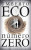 Capa do livro Número zero de Umberto Eco.