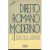 Capa do livro Direito Romano Moderno