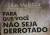 Capa do livro Para que você não seja derrotado
