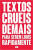 Capa do livro Textos cruéis demais para serem lidos rapidamente
