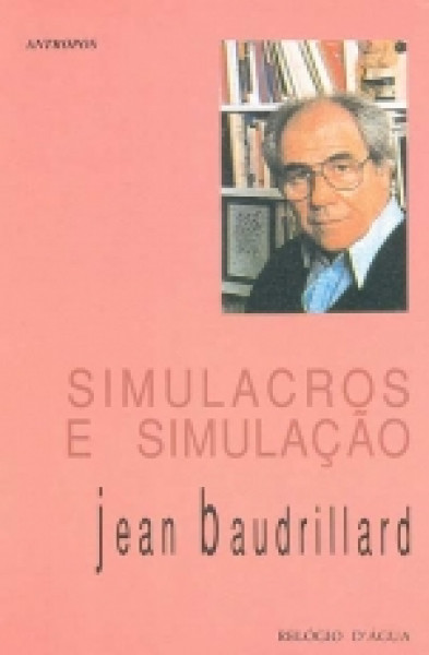 Capa de Simulacros e simulação - Jean Baudrillard