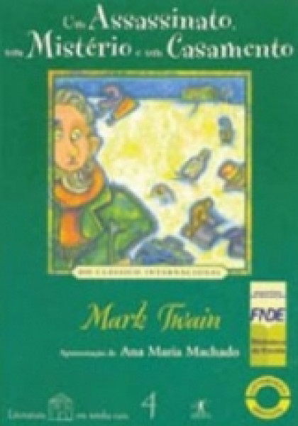 Capa de Um assassinato, um mistério e um casamento - Mark Twain