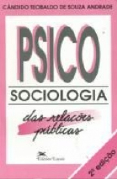 Capa de Psico sociologia das relações públicas - Cândo Teobaldo de Souza Andrade