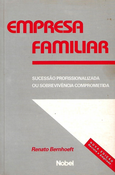 Capa de Empresa familiar - Renato Bernhoeft