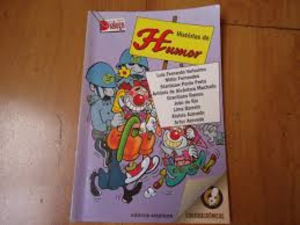 Capa de Histórias de humor - Aluíso Azevedo; Antônio de Alcantara Machado; Artur Azevedo; Graciliano Ramos; João do Rio; Lima Barreto; Luis Fernando Verissimo; Millôr Fernandes; Stanilaw Ponte Preta