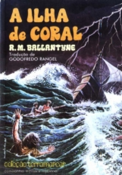 Capa de A ilha de Coral - Robert Michel Ballantyne