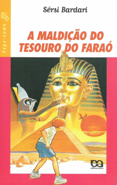 Capa de A maldição do tesouro do faraó - Sérsi Bardari