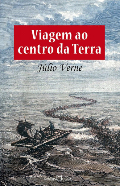 Capa de Viagem ao centro da Terra - Julio Verne