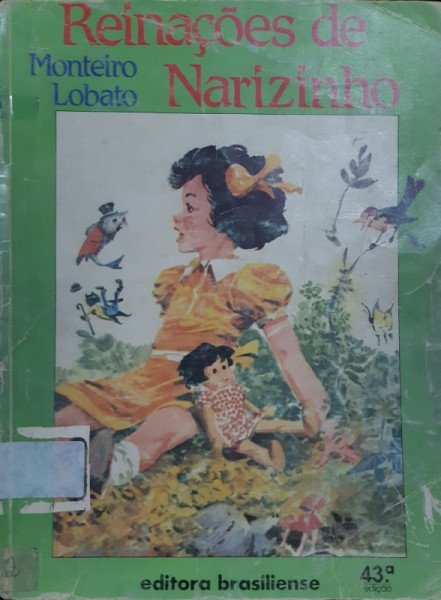 Capa de Reinações de Narizinho - Monteiro Lobato