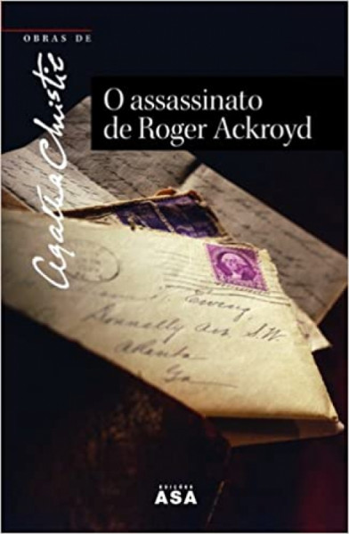 Capa de O assassinato de Roger Ackroyd - Agatha Christie