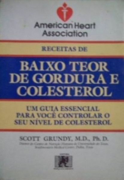 Capa de Receitas de baixo teor de gordura e colesterol - Grundy Scott