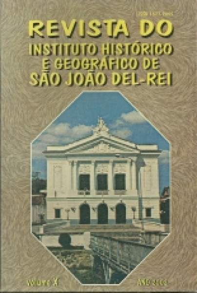 Capa de Revista do Instituto Histórico e Geográfico de São João del-Rei número X - 