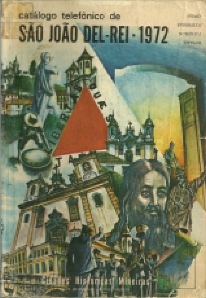 Capa de Catálogo telefônico 1972 de São João del Rei - 
