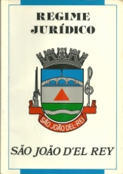 Capa de Regime jurídico de São João del Rei - 