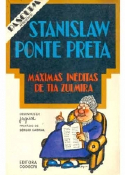 Capa de Máximas inéditas de Tia Zulmira - Stanislaw Ponte Preta