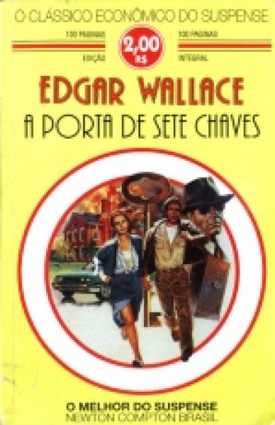 Capa de A porta das sete chaves - Edgar Wallace