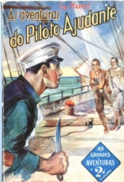Capa de As aventuras do piloto ajudante - Capitão Maryat