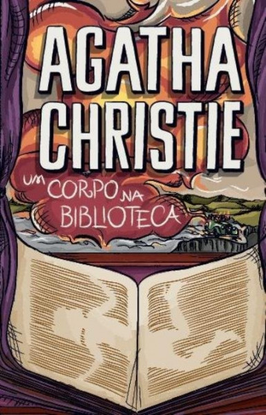 Capa de Um corpo na biblioteca - Agatha Christie