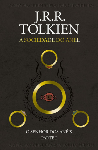 Capa de A sociedade do anel - J. R. R. Tolkien