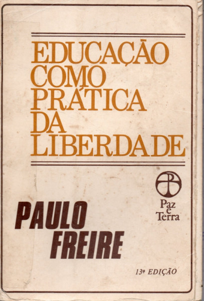 Capa de Educação como prática da liberdade - Paulo Freire