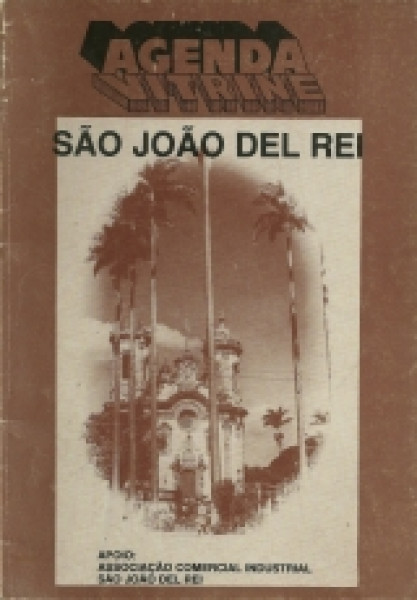 Capa de Agenda vitrine São João del Rei - 